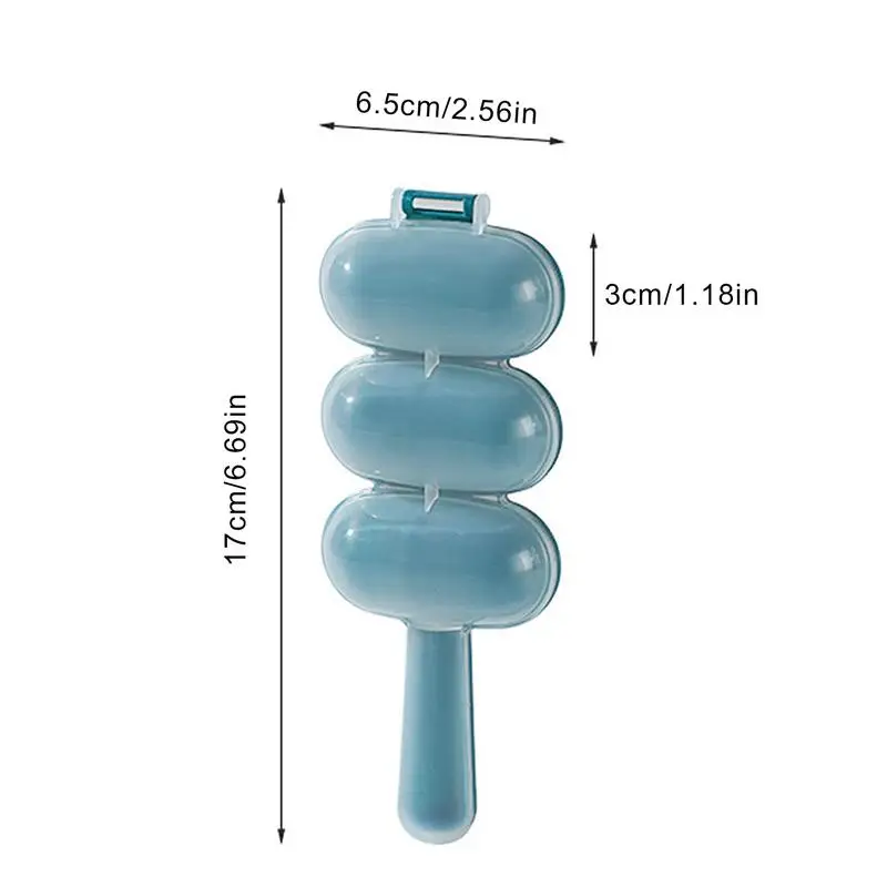 1pcs Sushi Rice 3-ball Mold Shaker Mould DIY Sushi Maker Transparent Cover Spherical Sushi Onigiri Mold Bento Making Mold