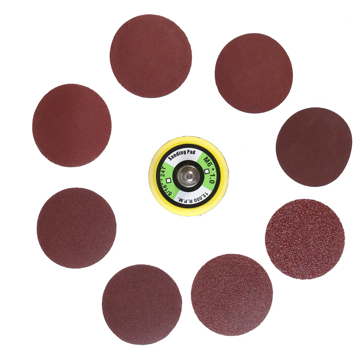 

Sanding 100 Grit Sandpaper Polishing Chassis 2 Inch 60-2000 Grit Hook Loop Plate Pad Cleaning Finishing
