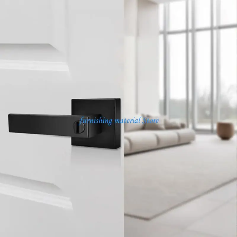 

Y5GD Premium Aluminum Alloys Bathroom Bedroom Door Handle Ergonomic Secure Design