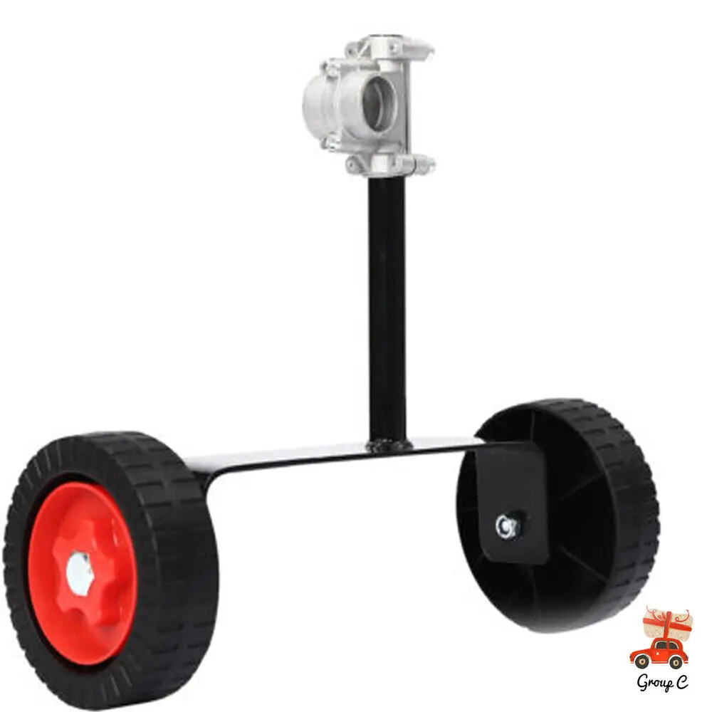 

Lawn Mower Wheel Set Portable Grass String Trimmer Wheels Weed Trimmer Auxiliary