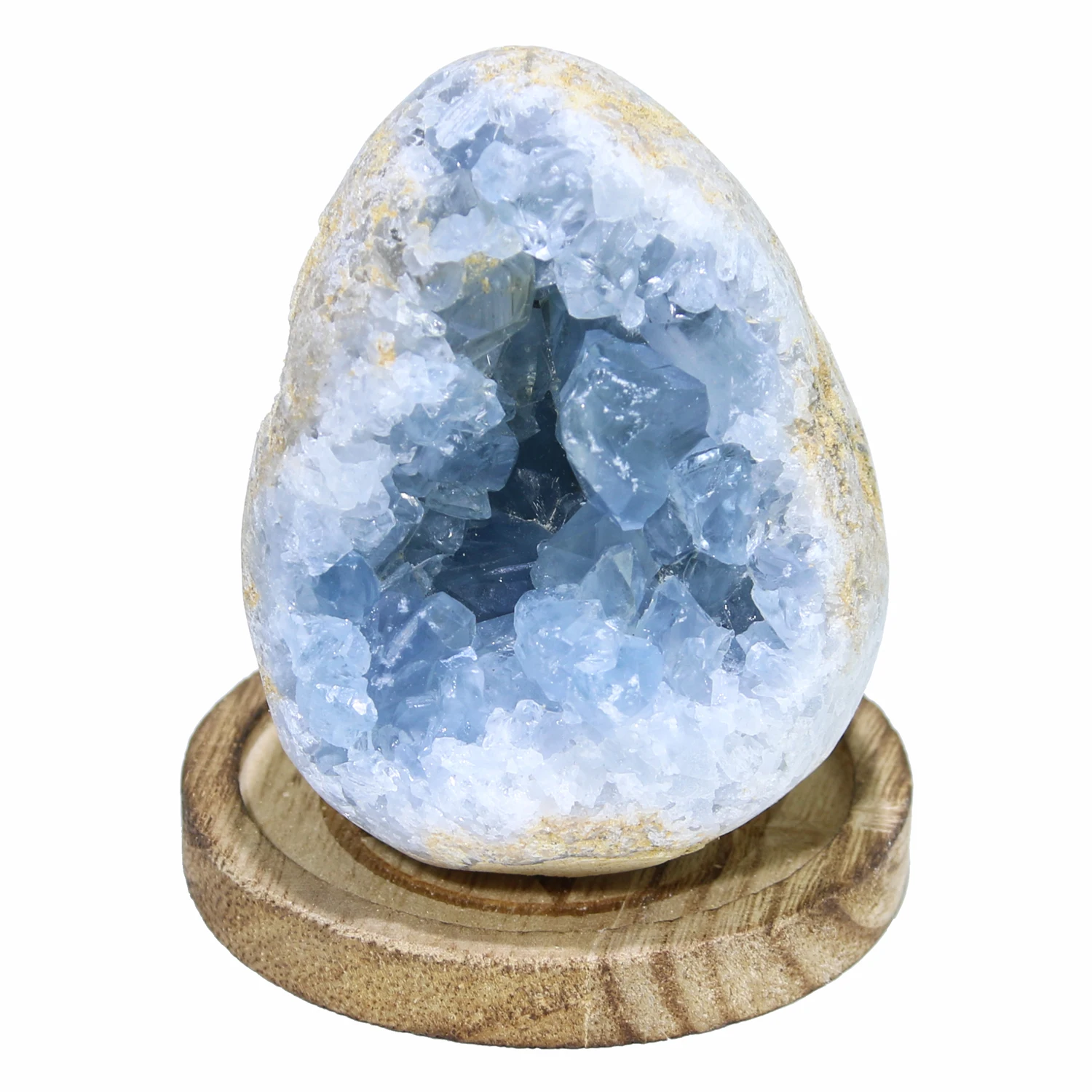 Natural Stones Minerals Crystals Celestite Stones Crystals Clusters reiki Healing Stones home Decorative stones artware（0.5 Lb）