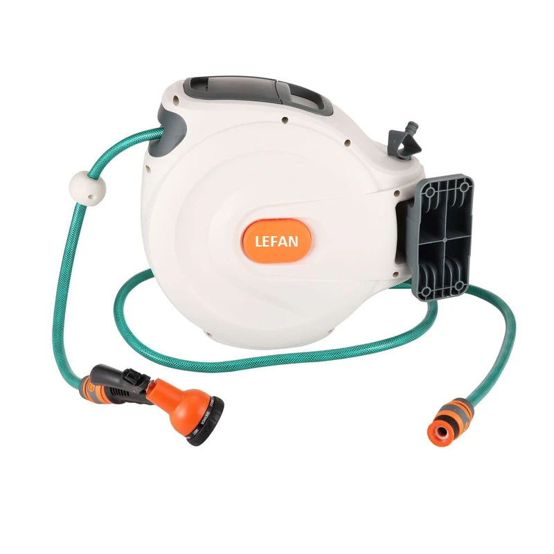 

Auto Stop and Auto Retractable Wall Mounted Water Hose Reel