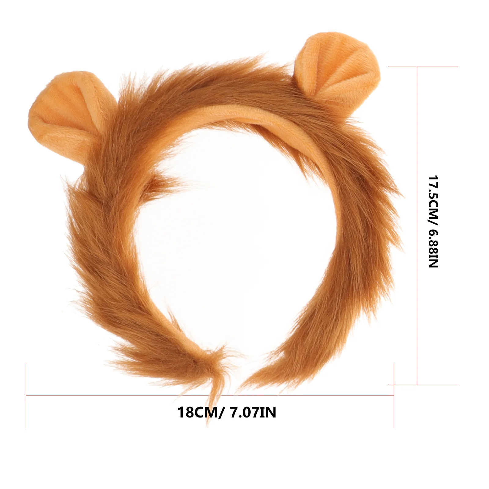 Tail and Claws Set Cosplay Role-playing Outdoor Party Props Animal Lion Ears Headband Halloween Hair