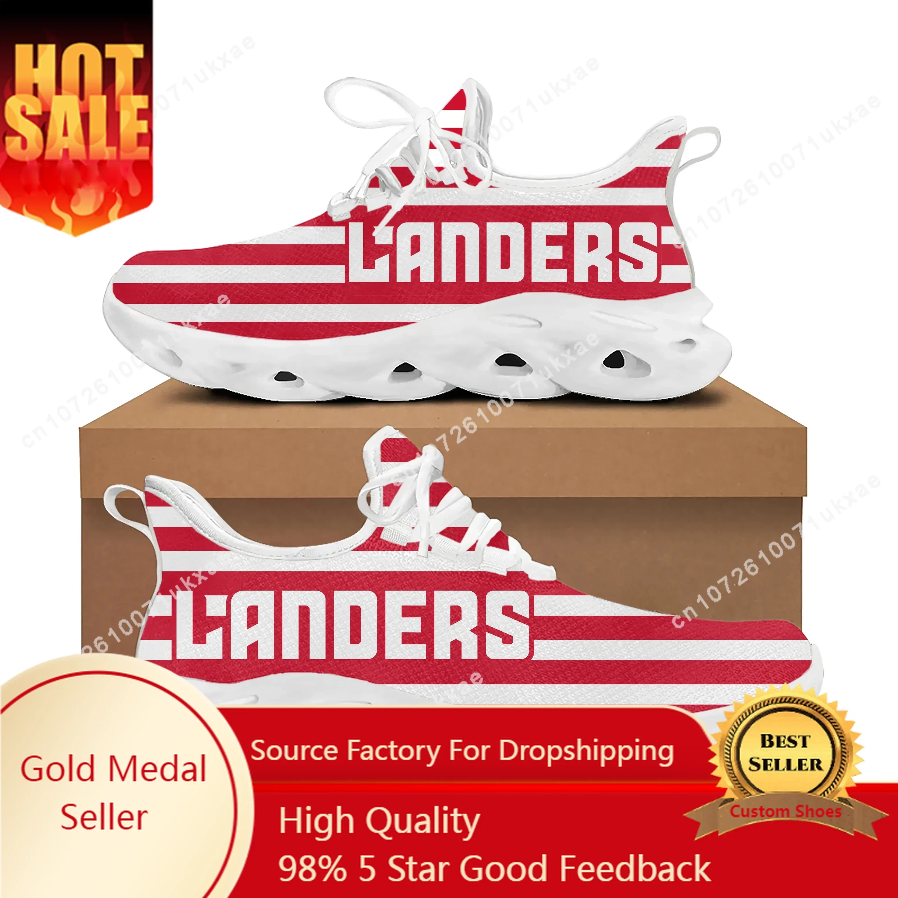 랜더스 Landers baseball Flats Sneakers Mens Womens Sports Running Shoes High Quality DIY Sneaker Lace Up Mesh Footwear custom made