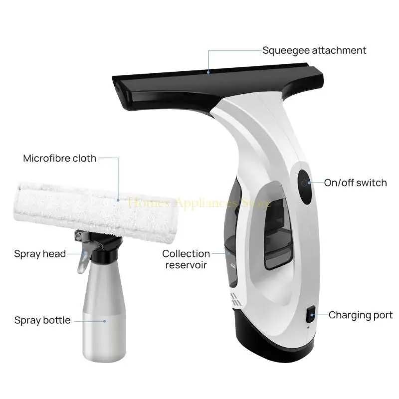 D0AB 충전식 윈도우 청소 장치 고효율 유리 청소 기계