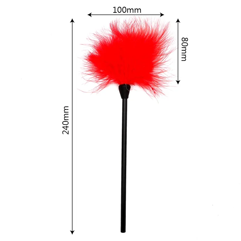 Sexy coqueteo pluma palo explotando látigos sexuales conjuntos de juguetes eróticos para adultos juegos pareja mujeres pezón estimulador de clítoris
