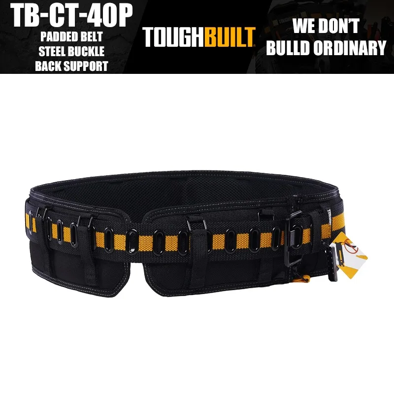 

ToughBuilt TB-CT-40P Padded Belt Steel Buckle / Back Support Tool Accessories