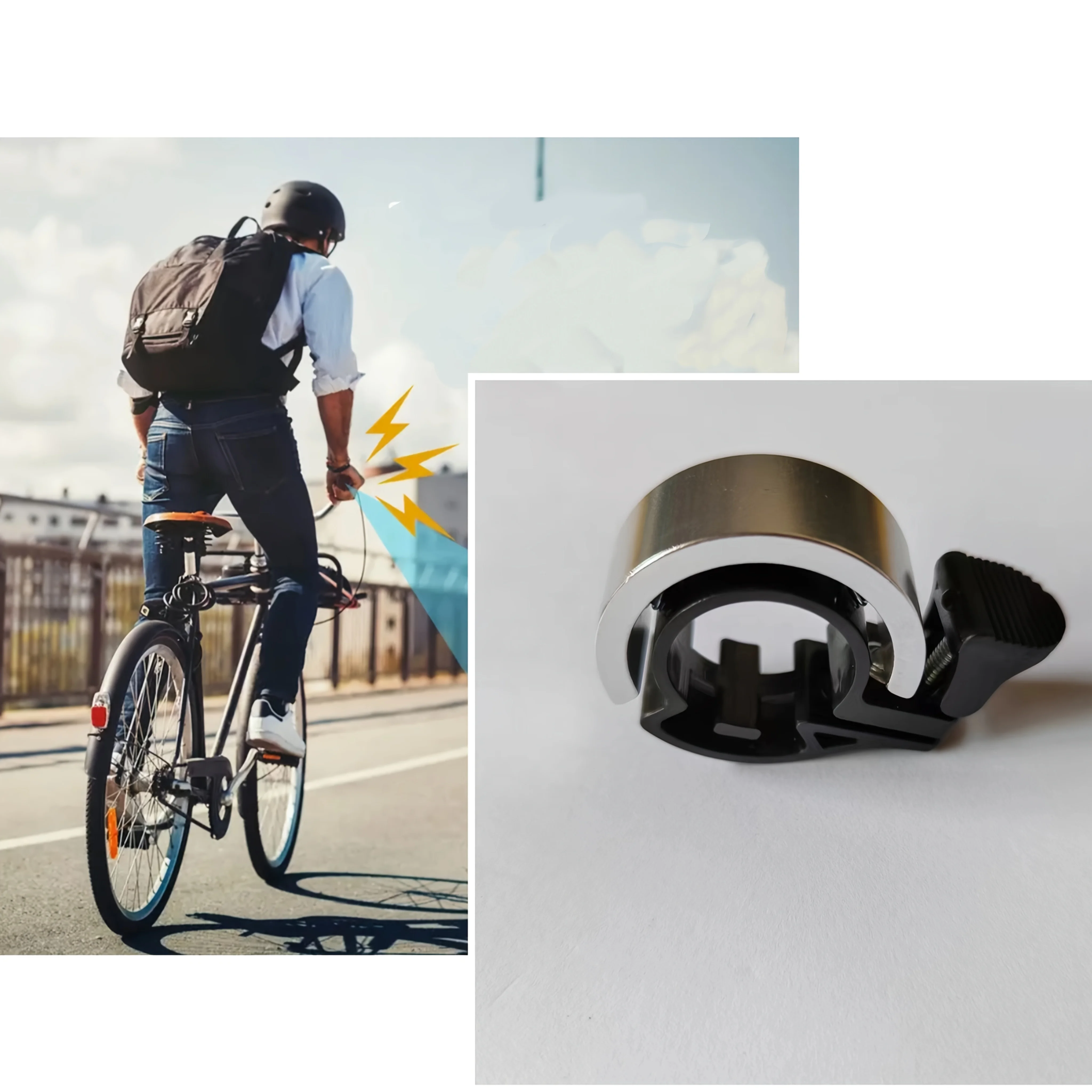 Alloy Bicycle Bell MTB Bike Horn Bike Ring Sound Alarm For Safety Cycling Handlebar Bicycle Call Bike Accessories