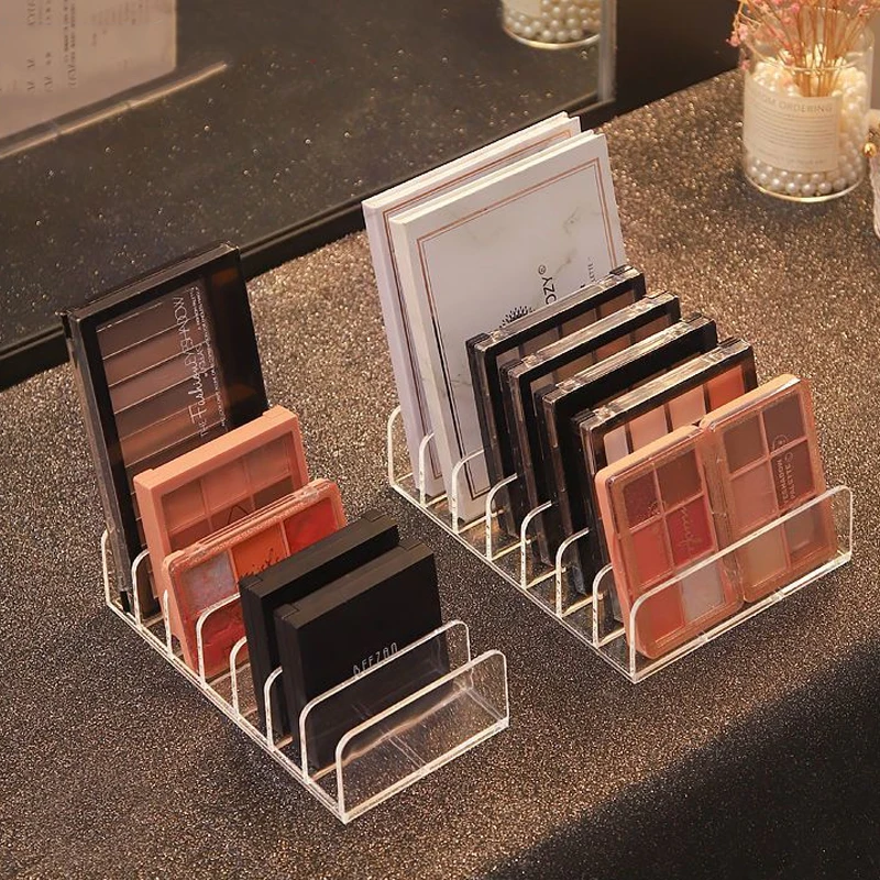 1Pc Eye Shadow Tray Sorting Storage Rack Powder Puff Storage Rack Makeup Tool Storage Rack Makeup Organizer