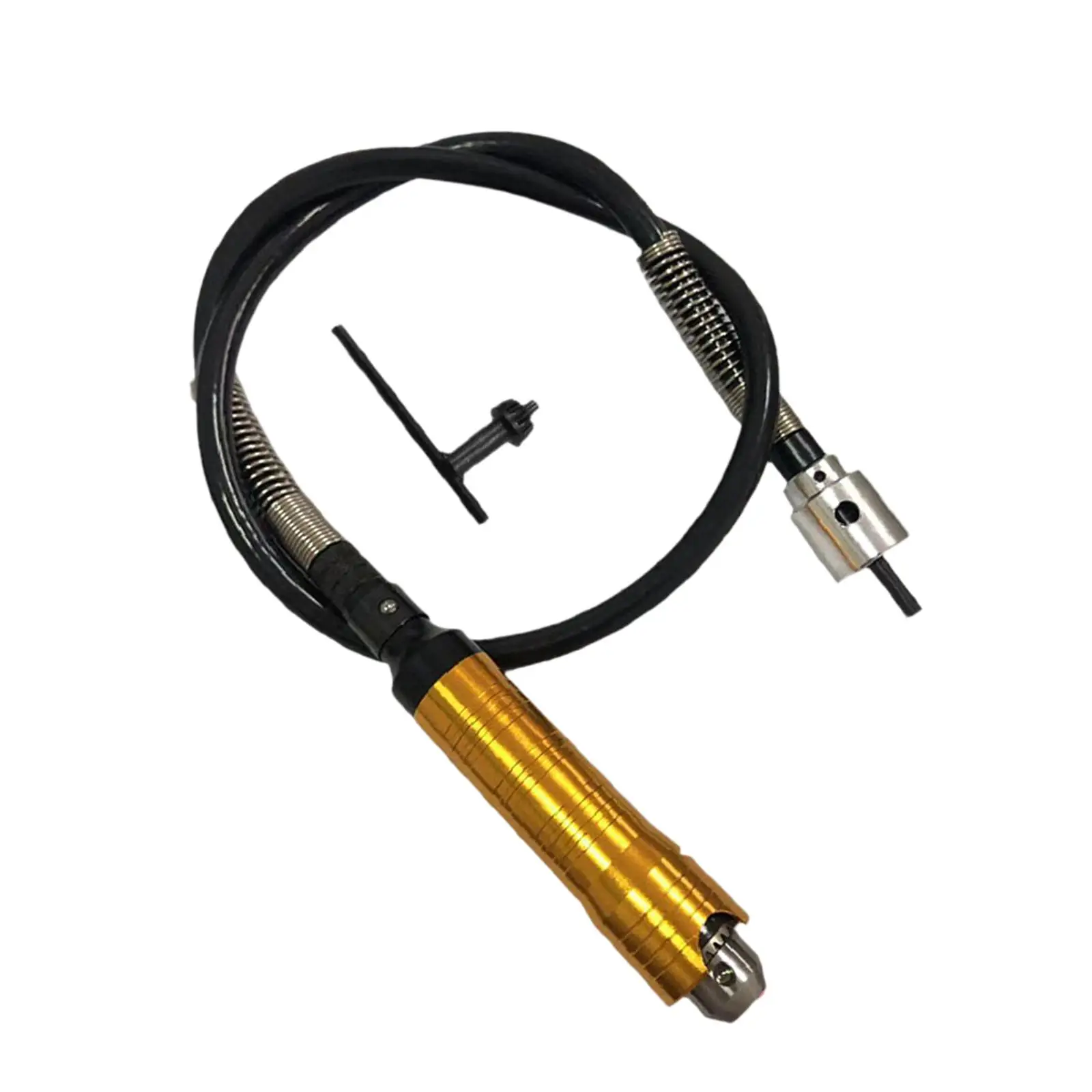 Flexible Drill Extension Cable 47.24inch Chuck Replace Shaft for Mechanical Workshop Tools Carving and Detailing
