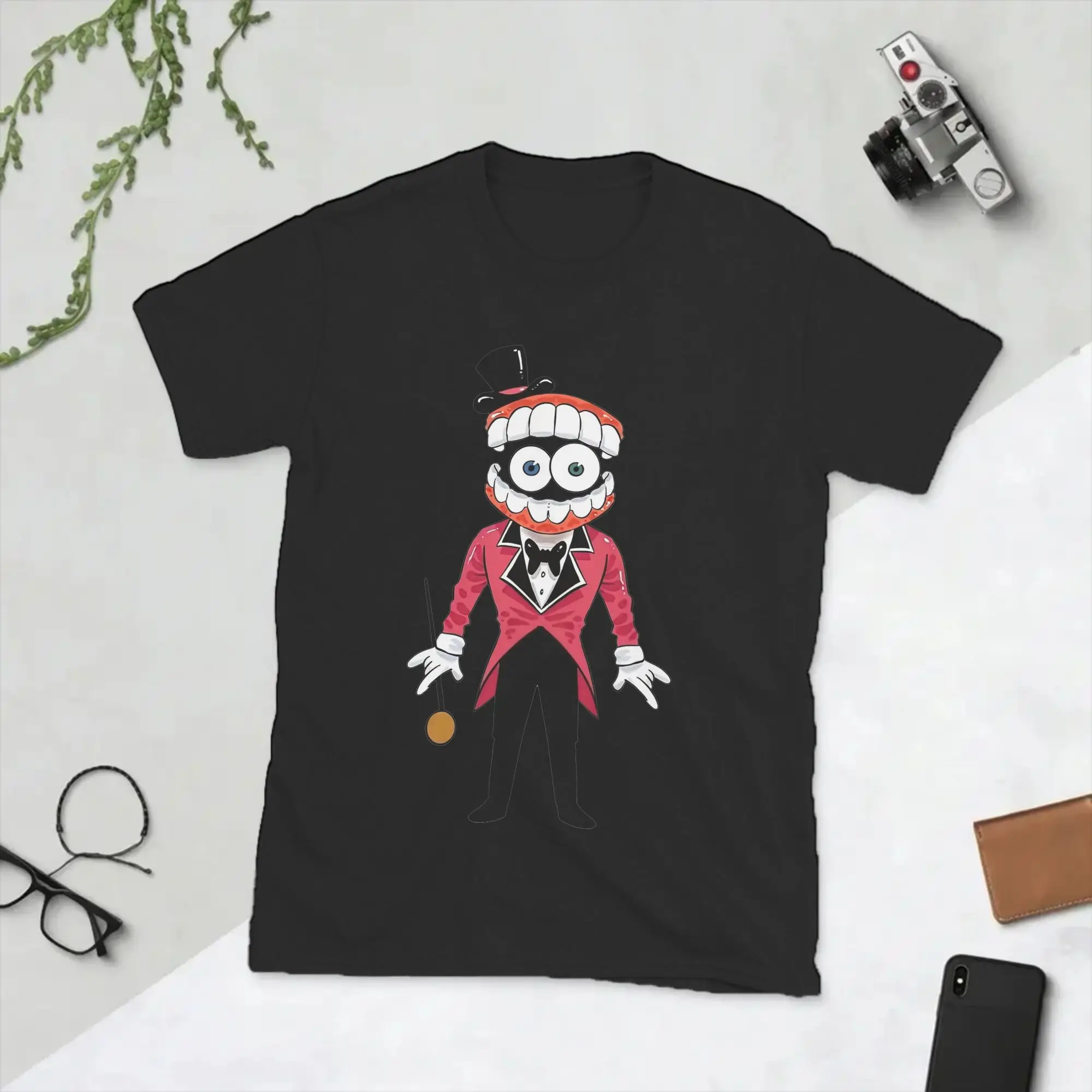 Men's Cartoon Digitals Circus Cute Caine T Shirts  Cotton Clothes Funny Short Sleeve Crew Neck Tee Shirt 4XL 5XL T-Shirt