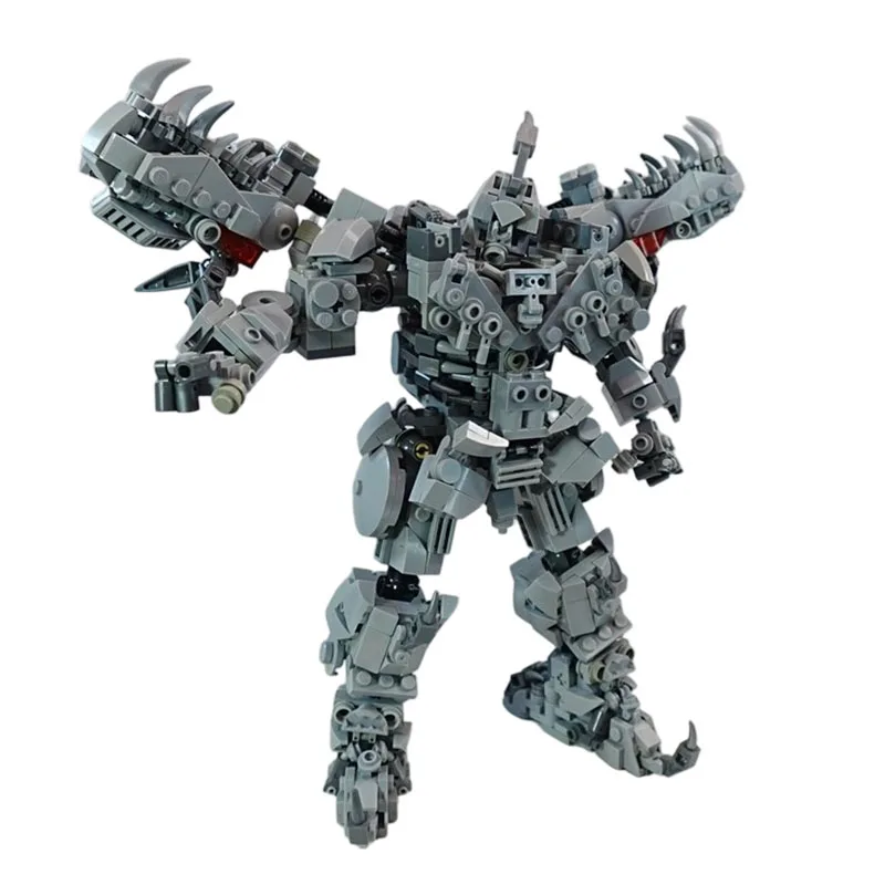 1075PCS NEUE Transforming Roboter Schlacht Mecha Action-figuren Technische Modell Bausteine Ziegel Kreative Montage Spielzeug Junge Geschenk