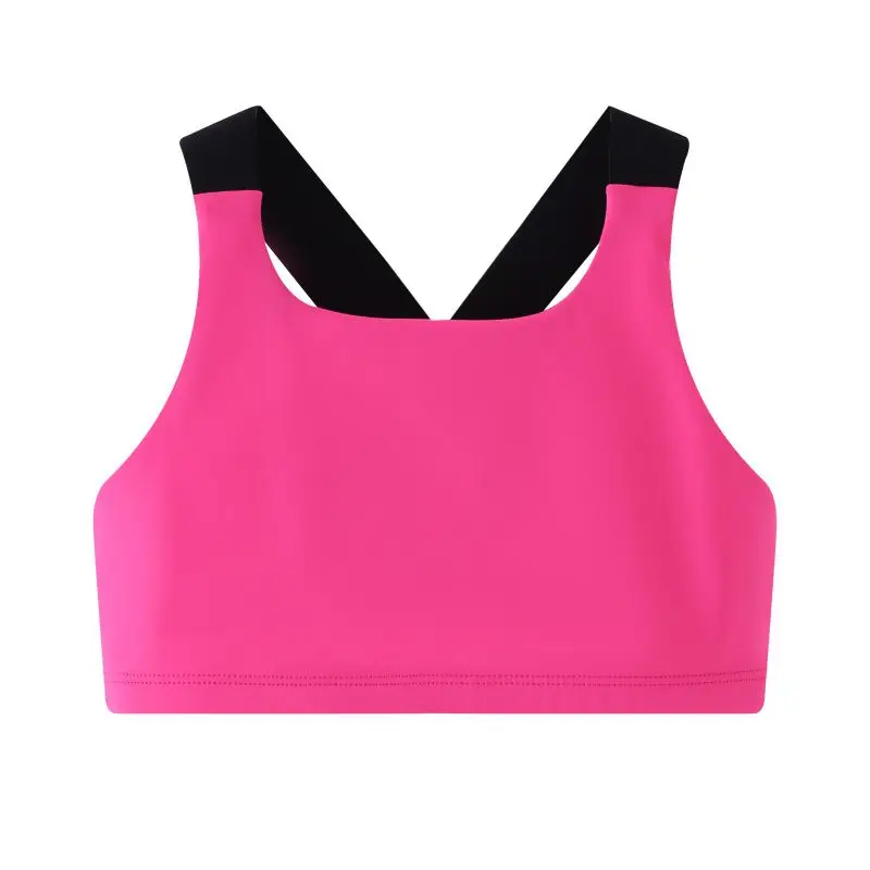 Girls Training Bra Crossback Strappy Sports Bra Yoga Bra for Teens Comfort Dance Crop Top