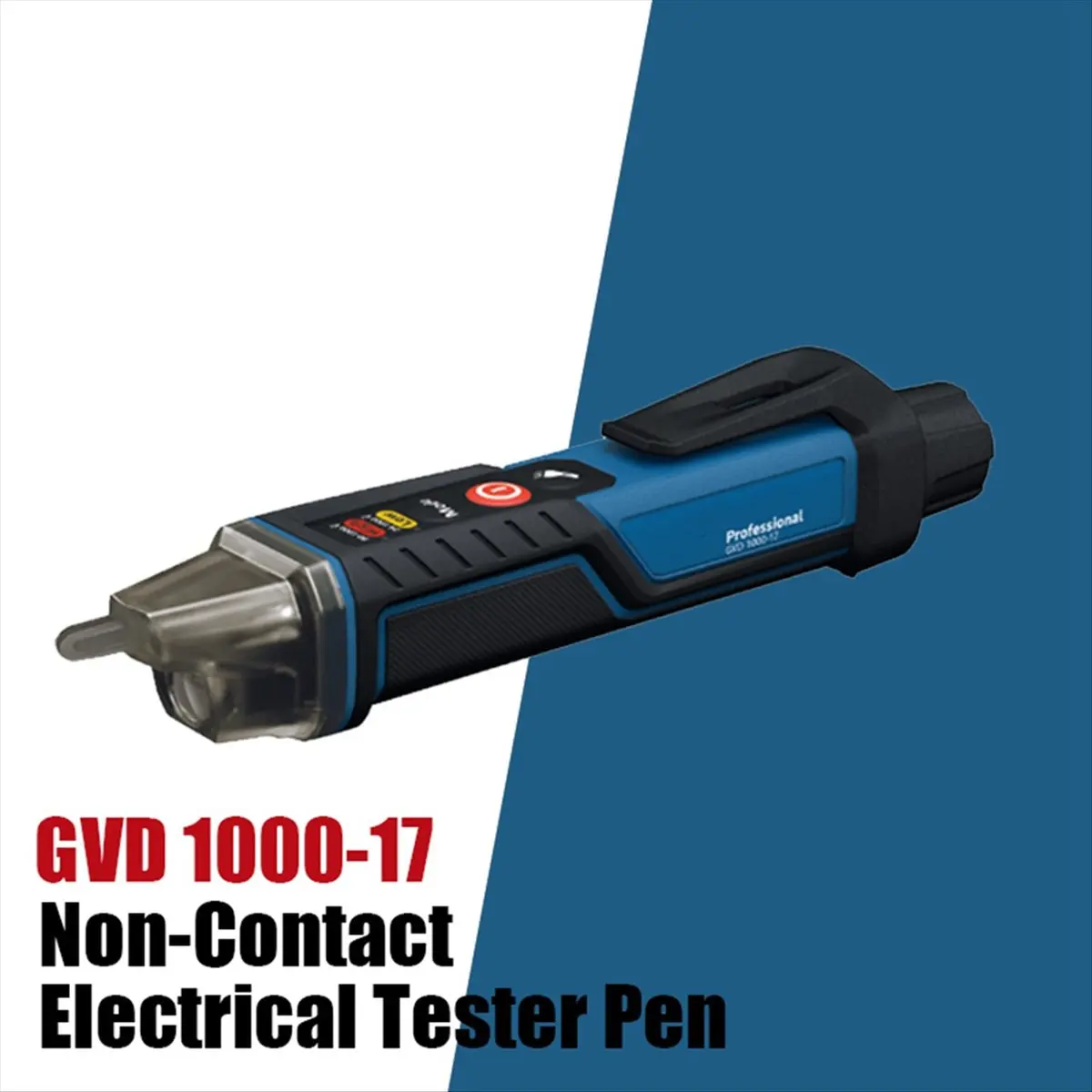 2026 + For 1000-17 Non-Contact Voltage Tester Self-Test IP67 Rating Dual Voltage for Electric Drill Working