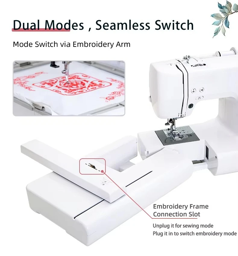 Home and commercial computerized garment chain automatic programmable multifunctional sewing and embroidery machines
