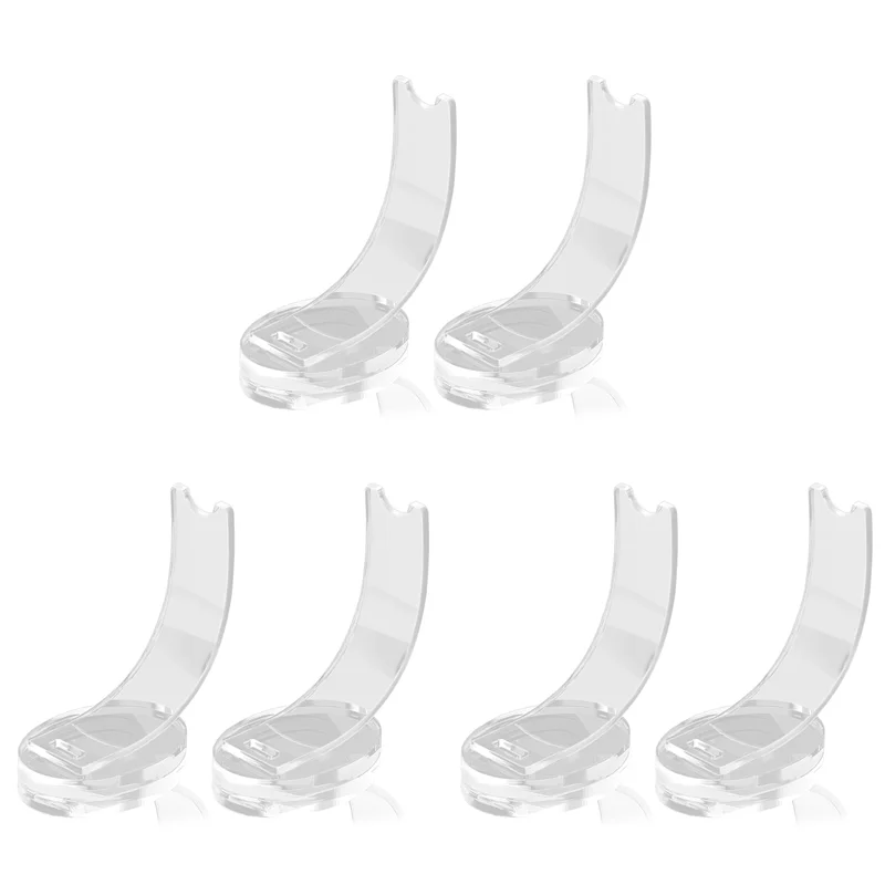 

B29C-6 штук акрилового держателя для ручек, подставка для дисплея, подходящая для дома, школы, офиса или магазина (прозрачная)