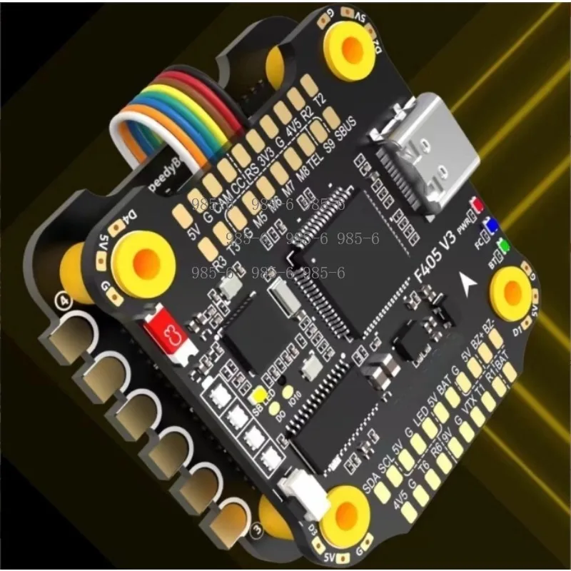 BLS 50A 4-in-1 ESC & F405 V3 FC 30×30 stack, Bluetooth equipped DIY accessory for RC FPV drone