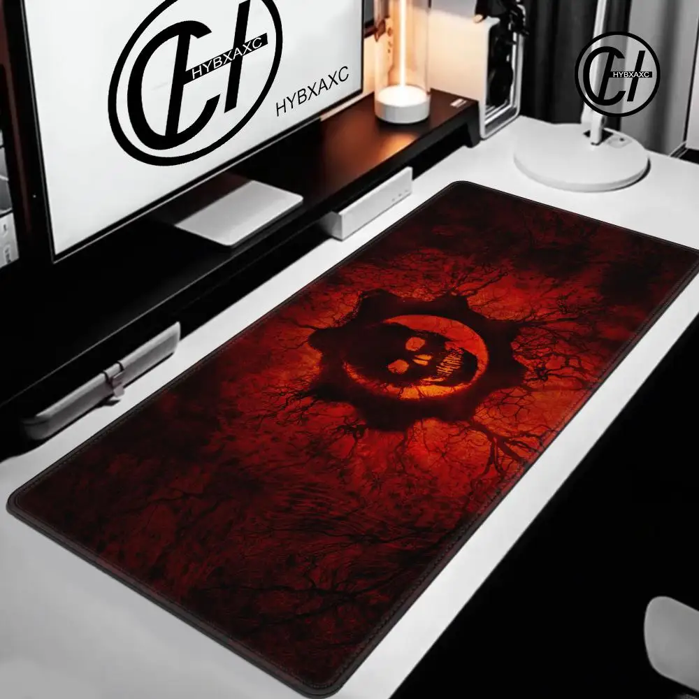1 pc Red Skeleton skull Gaming Mouse Pad Large Computer Mousepad PC Gamer Mause Mat Laptop Office Mausepad Keyboard Mat Desk Pad