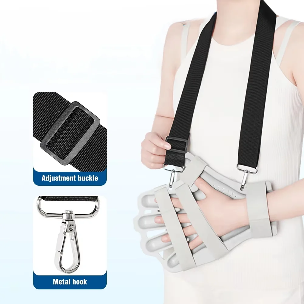 New Separator Corrector for Stroke Hemiplegia Rehabilitation Adjustable Hand Training Brace for Spasm Relief & Finger Deformity