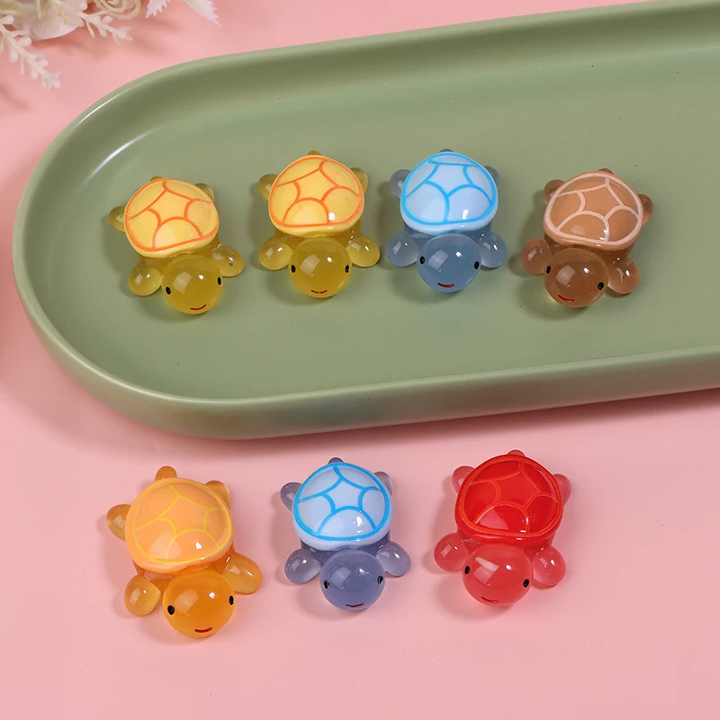 1Pce Luminous Big Turtle Decoration Accessories Resin Crafts Desktop Small Ornaments