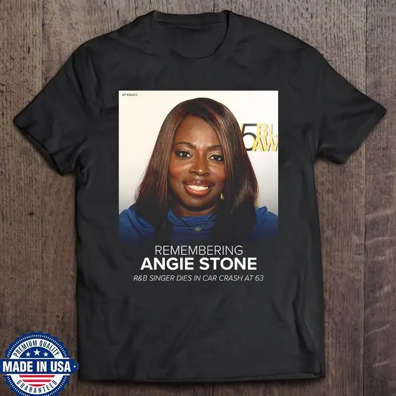 Remembering Angie Stone At 63 Years Old T Shirt Full Size S 5XL
