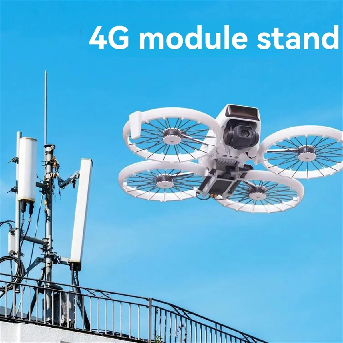 Kit de instalação para módulo DJI Flip 4G, completo com suporte fixo -Y18A