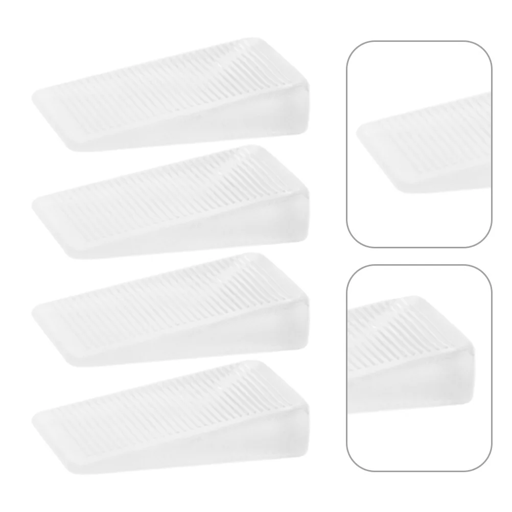 

4pcs Pvc Leveling Shims Table Wedges Stabilizers For Uneven Floors Door Cabinet Bumpers Floor Leveler Tool Home Improvement