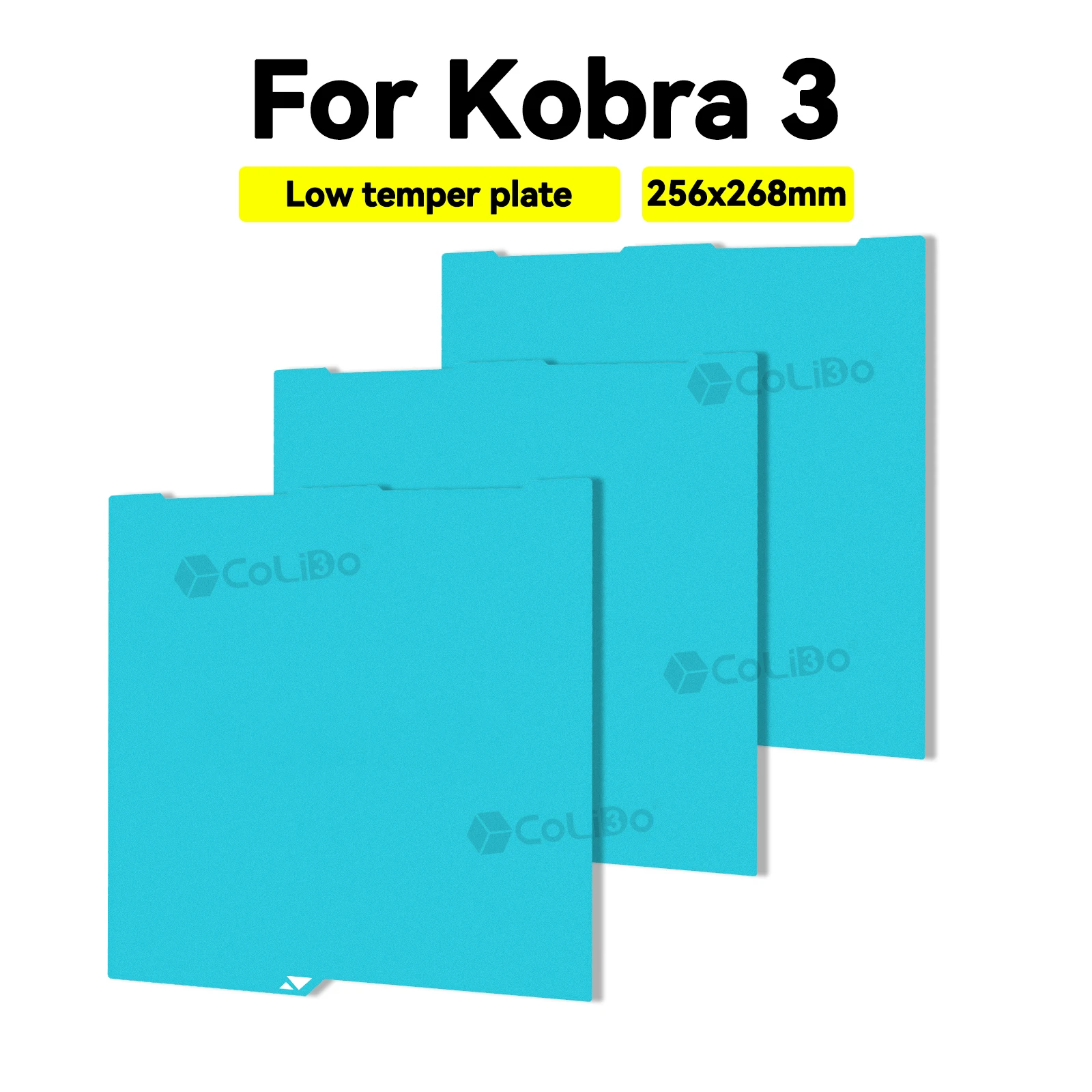 Cold Plate For Anycubic Kobra 3/3 Combo Printing Hot Bed Double Sided Cool Build Plate for Anycubic Kobra 3 V2 3d printing parts