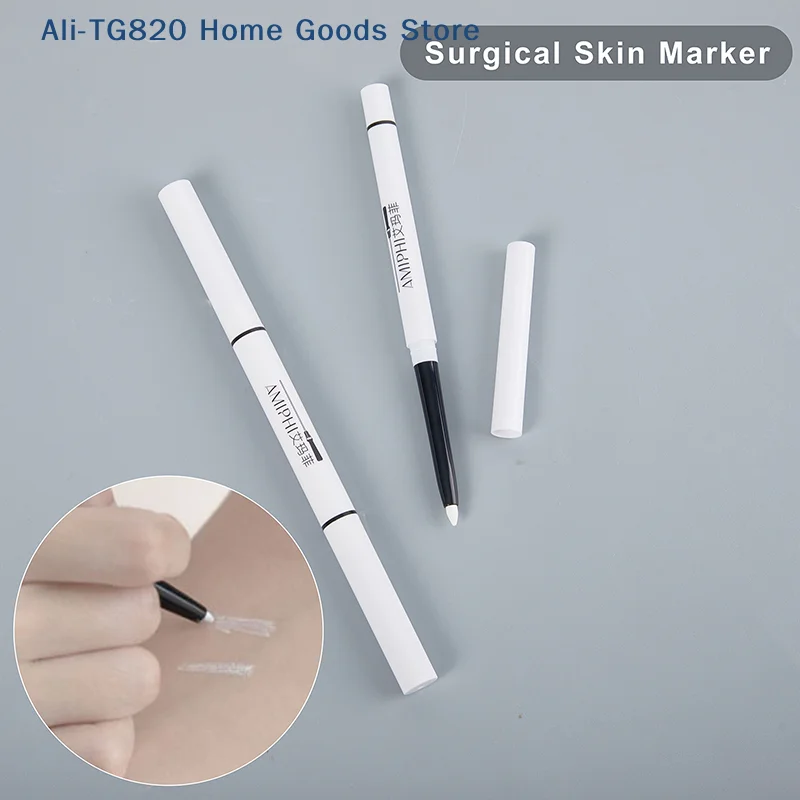 

[TG820]1Pcs White Surgical Eyebrow Tattoo Skin Marker Pen Tool Accessories Tattoo Marker Pen