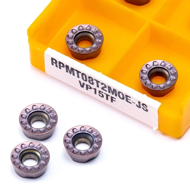 RPMT08T2 RPMW1003 RPMT10T3 MOE VP15 Alat Putar Sisipan Karbida RPMT 08T2 10T3 RPMW 1003 Alat Bubut CNC Alat Pemotong Logam