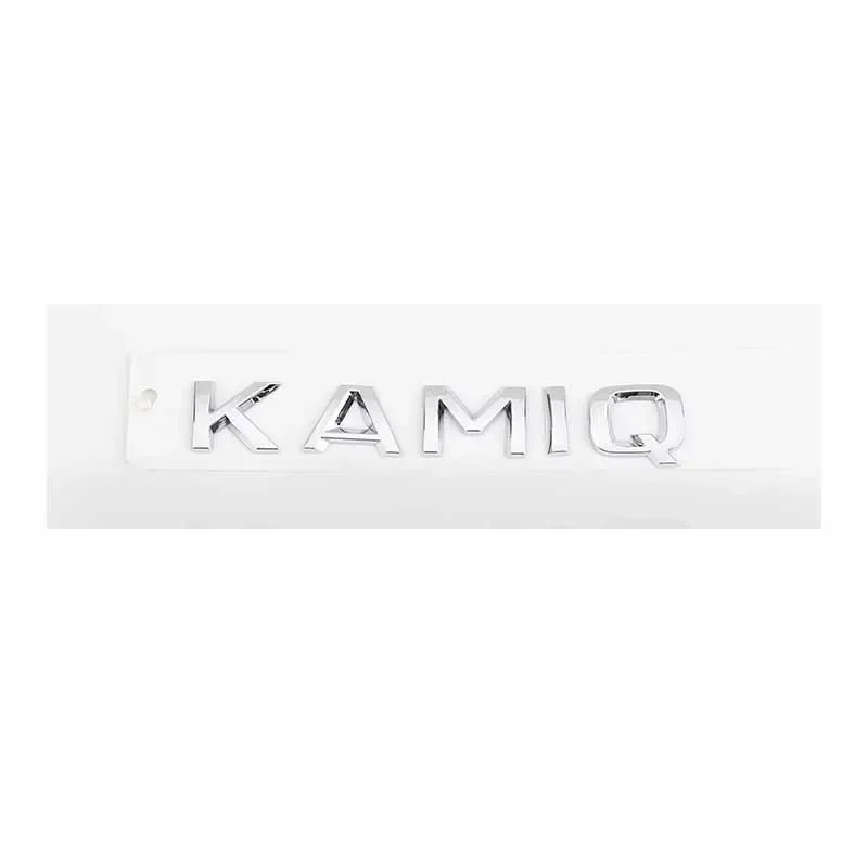 3D ABS Car Trunk Letters Emblem Logo Sticker Front Rear Badge For Skoda FABIA KAMIQ KAROQ KODIAQ OCTAVIA RAPID SUPERB YETI