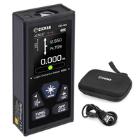 CIGMAN CD-60 Bilateral Laser Distance Meter, 393ft/120M Bilateral Measurement, with M/in/Ft Multiple Units