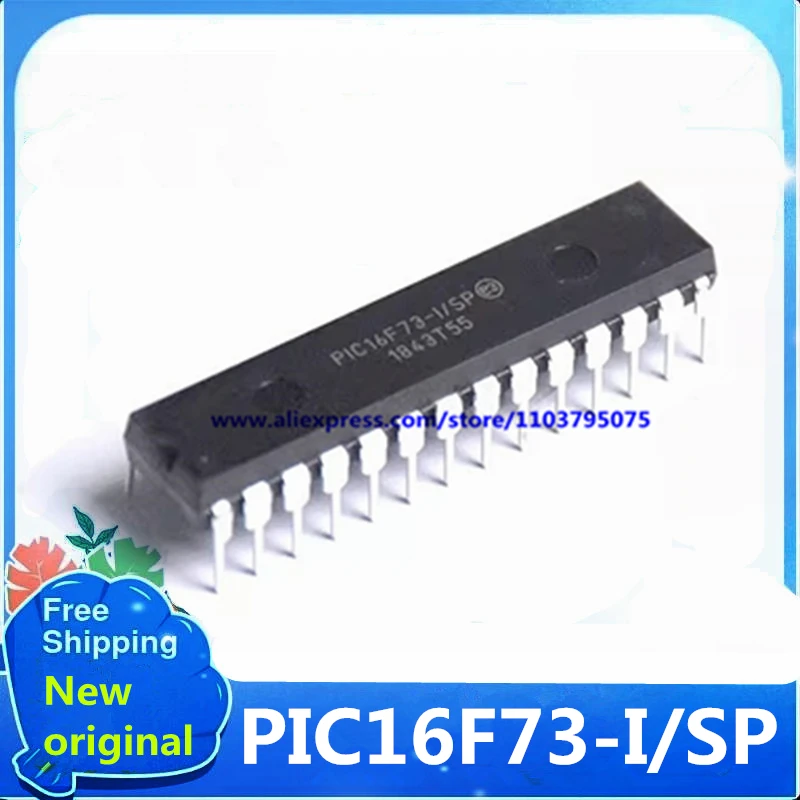 

Бесплатная доставка 10-50 шт./лот PIC16F73-I/SP PIC16F73 16F73-I/SP DIP-28 100% новый и подлинный в наличии!