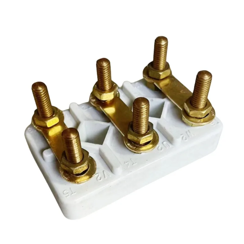 Terminal Post Motor Wiring Board Wire Terminal Iron Head  Pure Copper Conjoined Copper Screw Rod