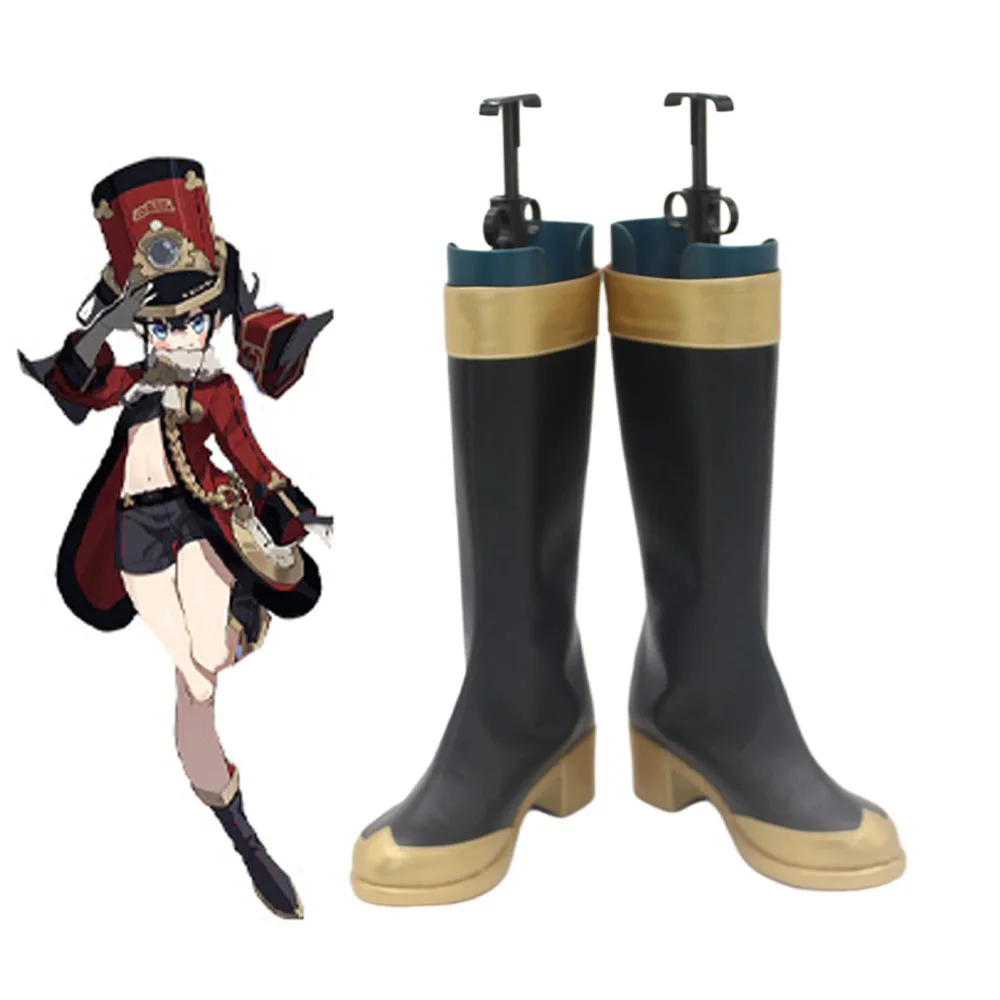 Honkai Star Rail Pom zapatos de cuero PU para Cosplay, botas de fiesta de Halloween, accesorios de juego de rol de Anime, hechos a medida, hombres y mujeres