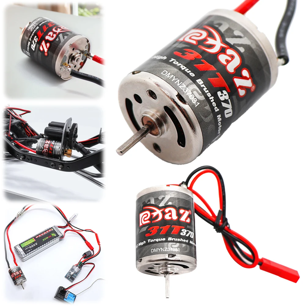 

Бесколлекторный двигатель постоянного тока 31T 370 с высоким крутящим моментом, водонепроницаемый, 30000 об/мин, для радиоуправляемых краулеров масштаба 1:10, 1:12, 1:14, 1:16, 1:24