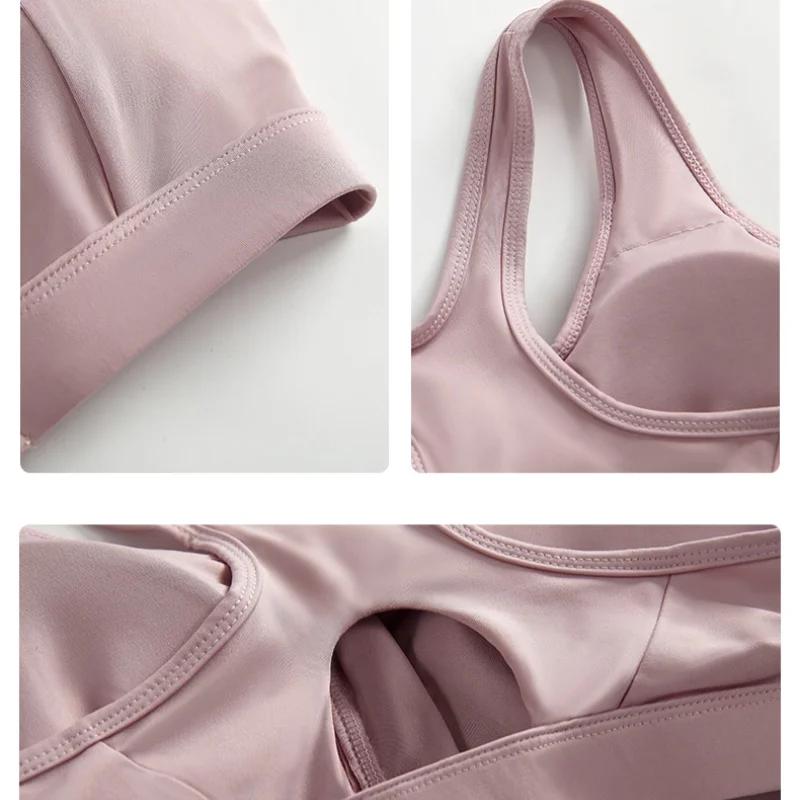 DRUR Sports Bra Gym Women Yoga Clothing Shockproof Running Fitness Yoga Top Soft Support High-strength Workout Vest Sportawear