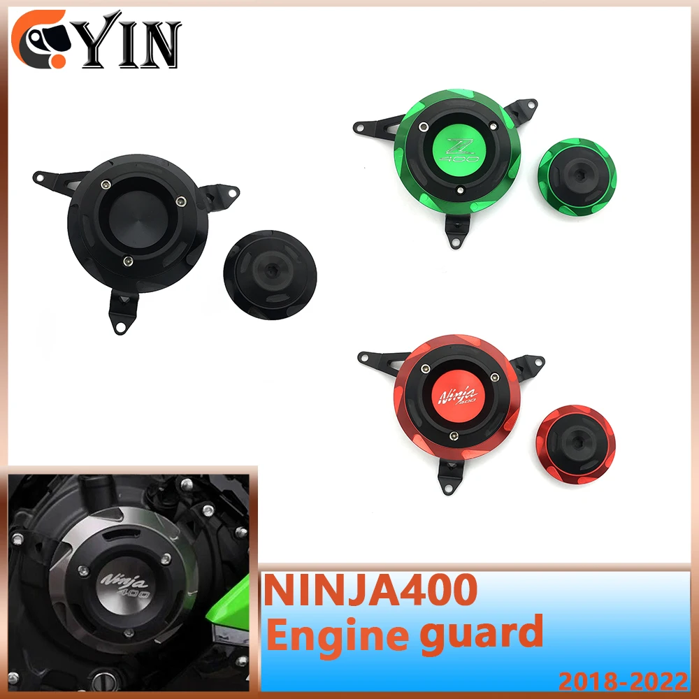 

For KAWASAKI NINJA400 NINJA250 Z250 Z400 18-22 Motorcycle Engine Guard Set Side Protective Cover Crash Slider Falling Protector