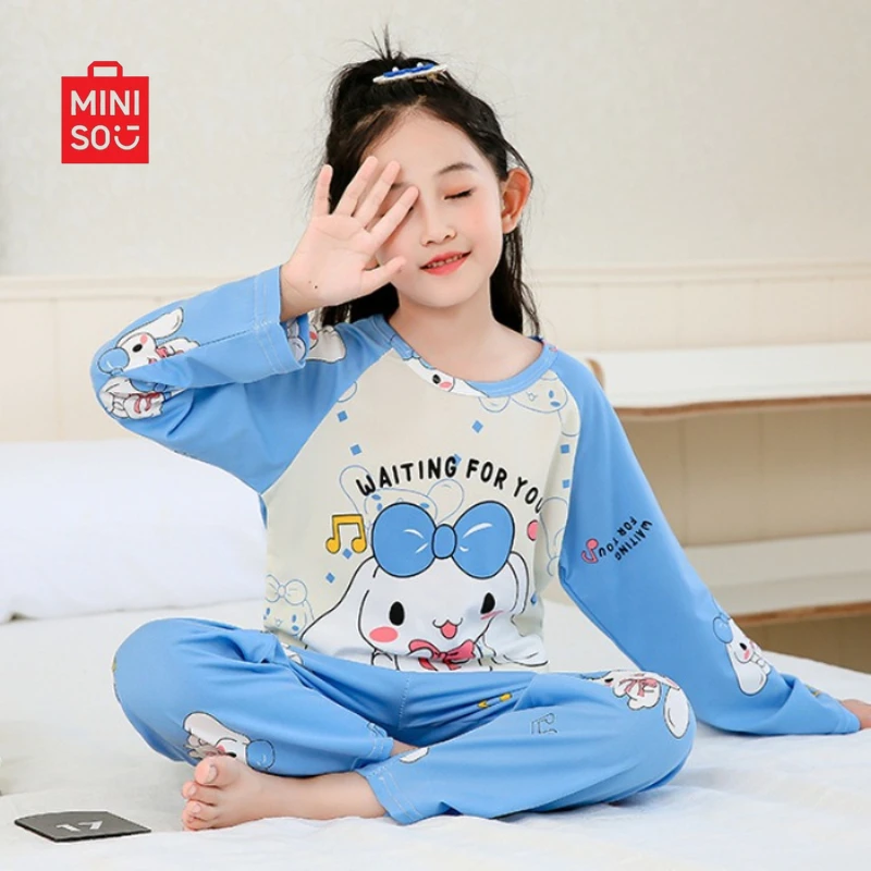 

2025 Kids Pajama Set, Long Sleeve Cartoon Loungewear for Boys & Girls Unisex Sleepwear