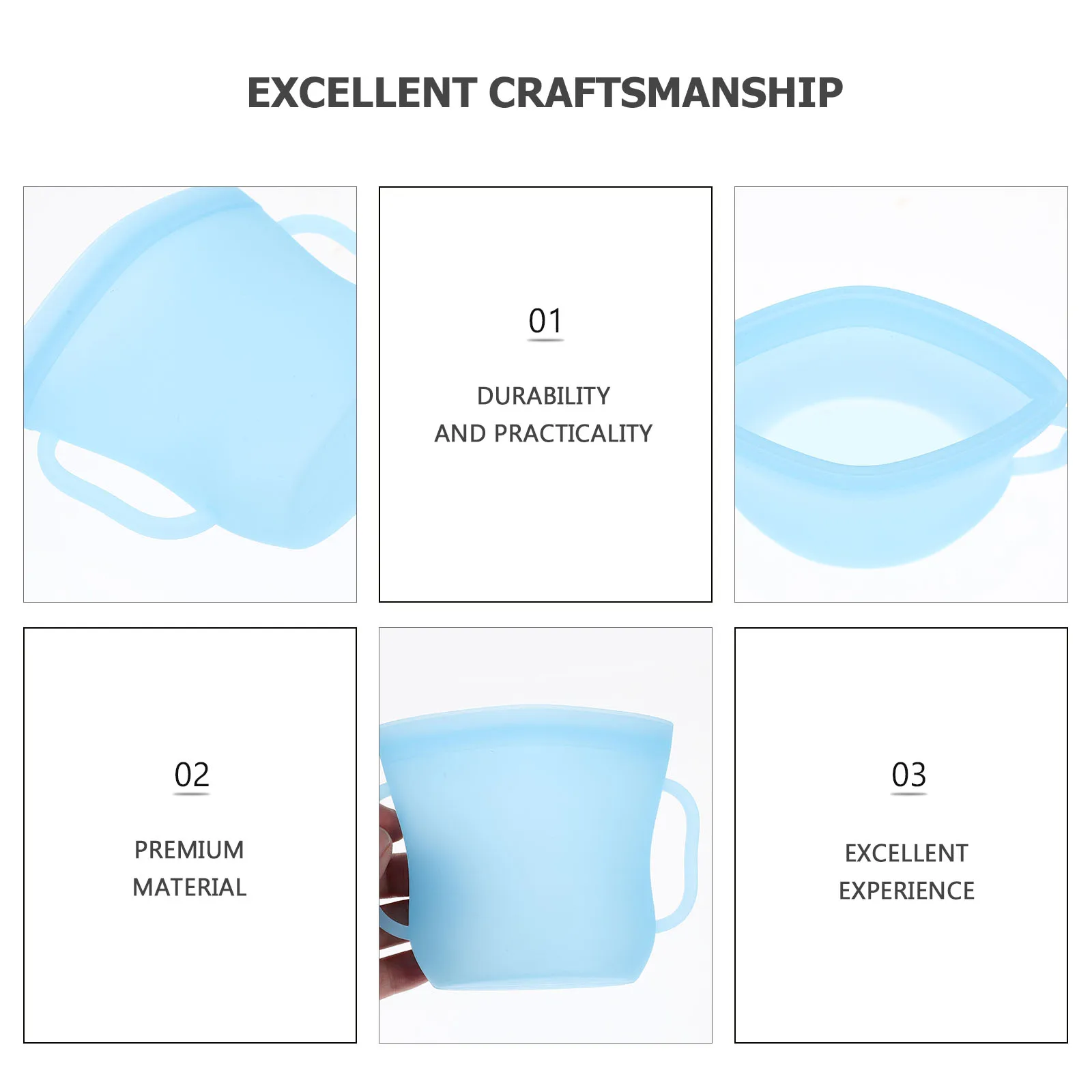 

【】Silicone Sealing Airtight Food Storage Reusable Snack Pouch Cooling Freezer Vegetable Fruit Bag Zipper Design Fresh