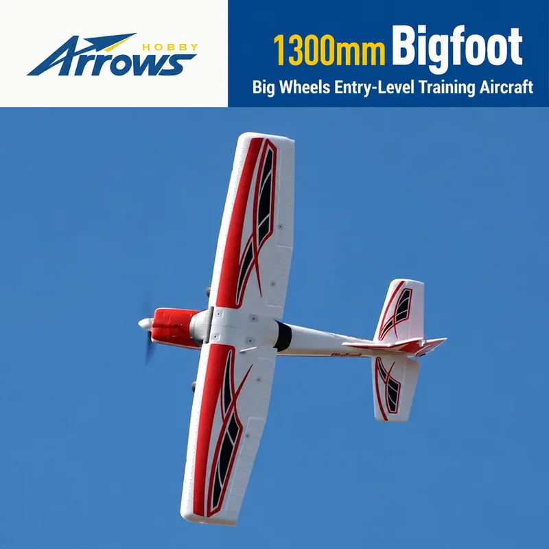 Blue Arrow Model Aircraft 1300mm Off-road Low-speed Entry-Level RC Electric Aircraft With Vector Flight Stabilization System