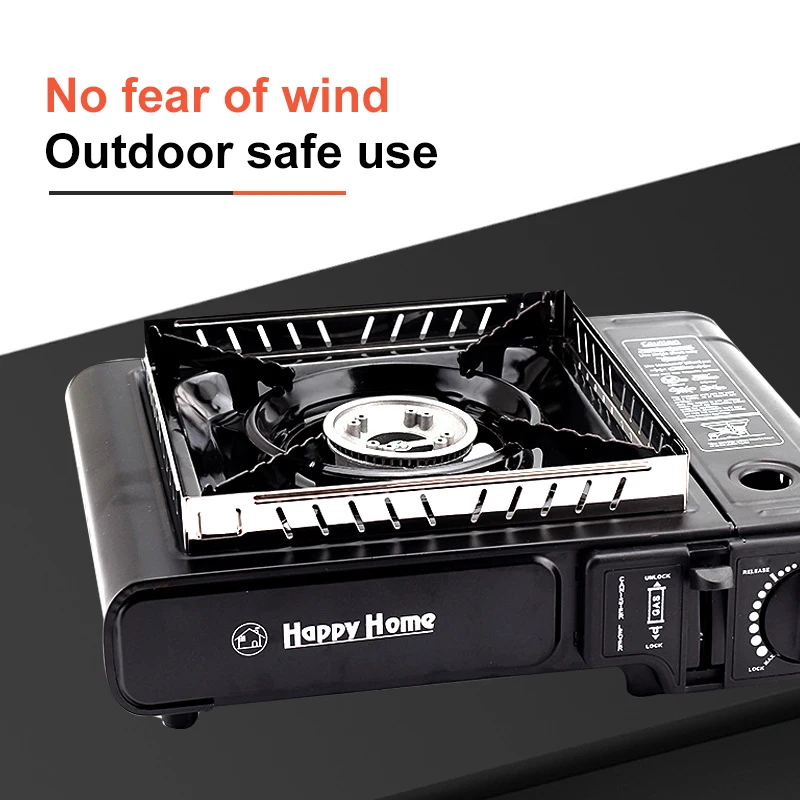 9 PCS Outdoor Gas Stove Windshield Portable Foldable Stainless Steel Windshield Outdoor Picnic Cooking Camping Equipment