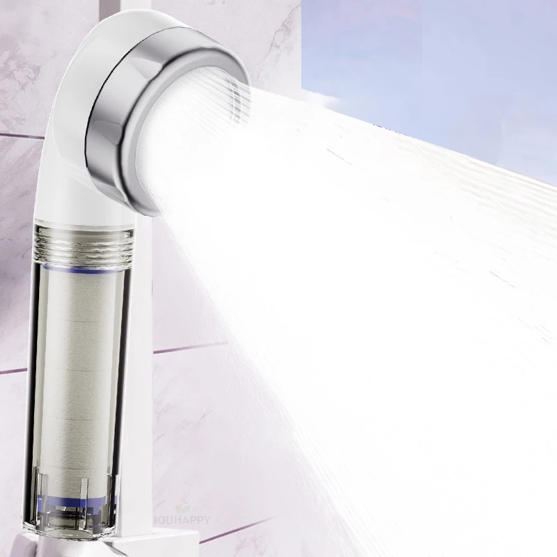 High Pressure Shower Head with Filter Large Water Flow Mini Shower Head Water Saving Spray for Hotel Bathroom Accessories