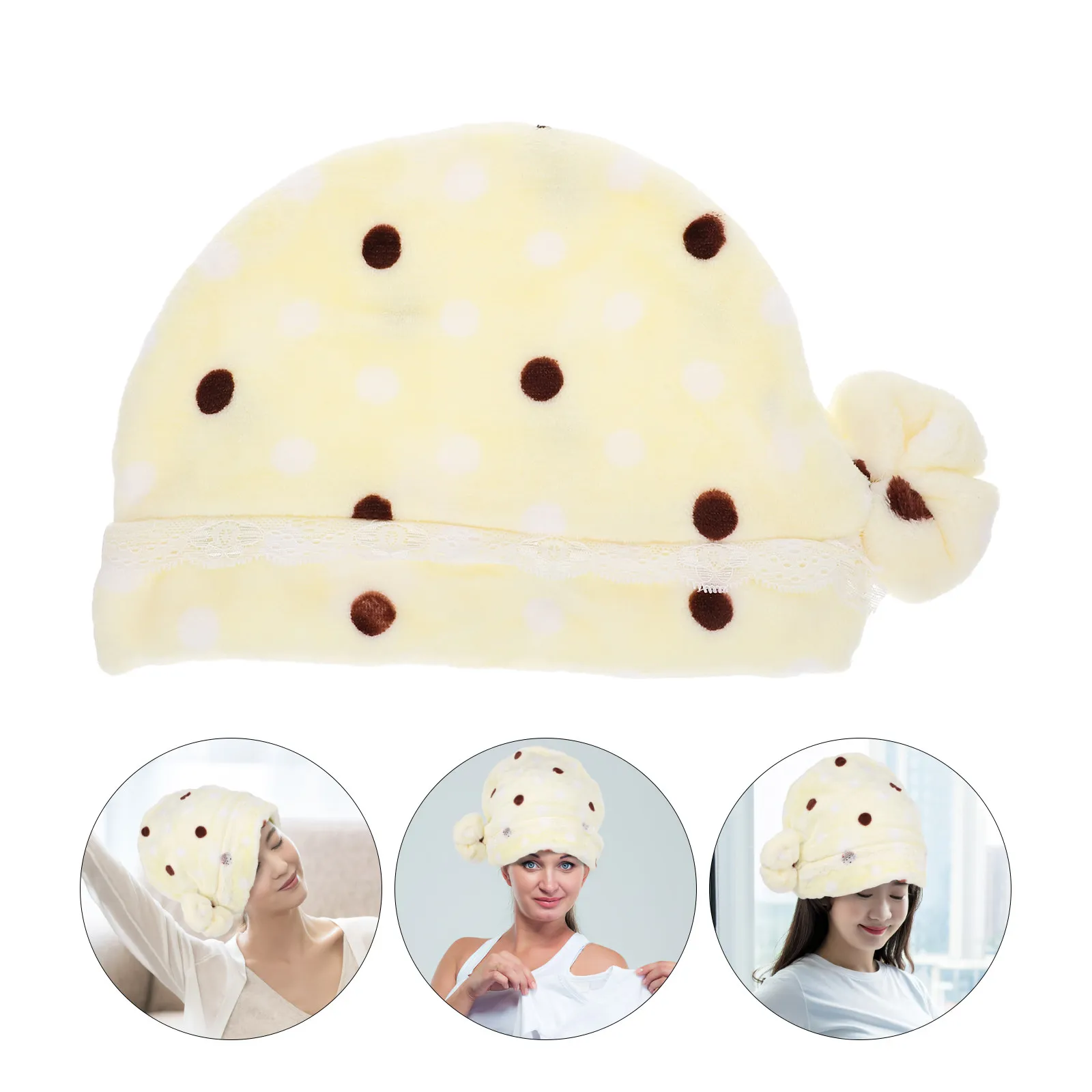 2Pcs Flannel Postpartum Hat Adorable Maternity Sleep Cap Household Confinement Soft Breathable Portable Pregnant Woman Accessory
