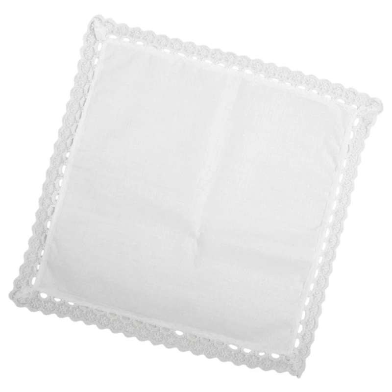 Mouchoir mariage mouchoir poche en dentelle blanche pour les mariés dames femmes mouchoirs Hankies mariage