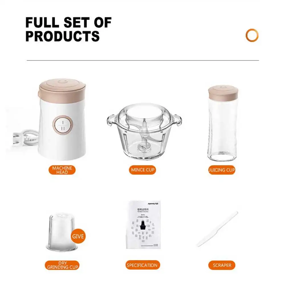 متعددة الوظائف عصارة خلاط المفرمة المنزلية الكهربائية مفرمة اللحم مسحوق ماكينة الطحن
