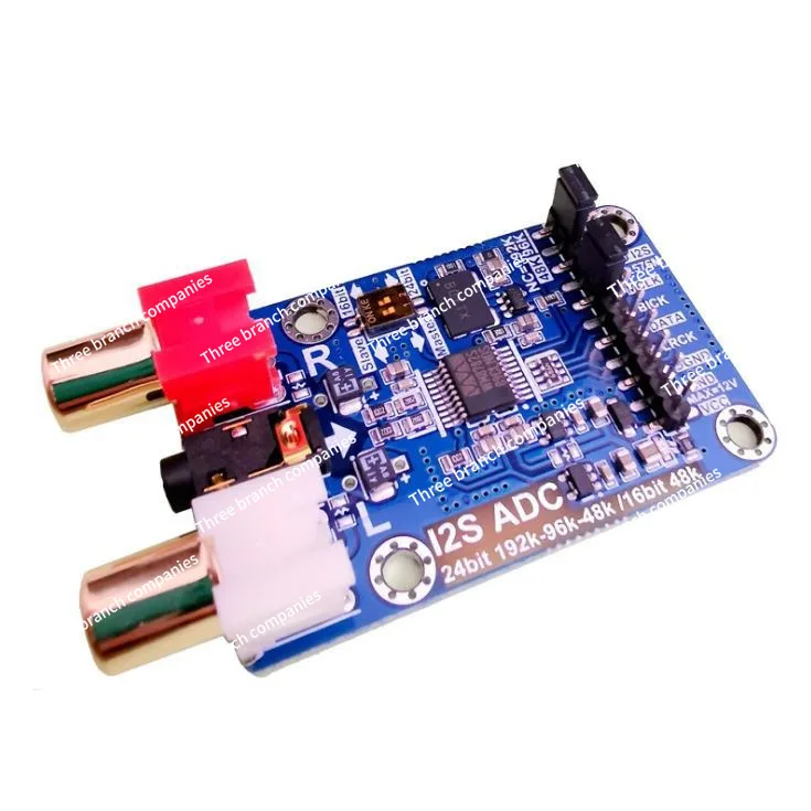 I2S ADC HiFi Audio Capturing Card Module Wm8782s Master-Slave Mode Development Board 24bit