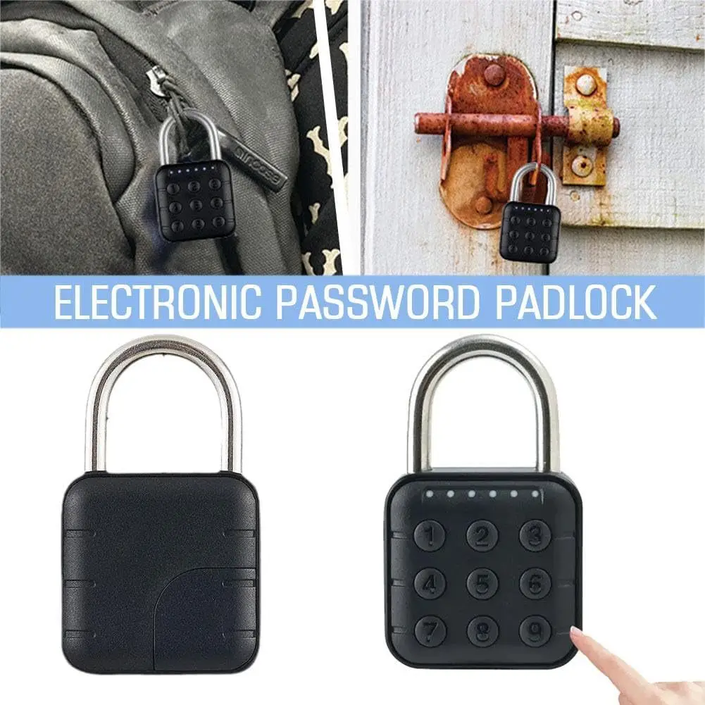 The New Smart Password Padlock Is Suitable for Outdoor Waterproof and Rust-proof Password Padlocks for Student Dormitory Lockers