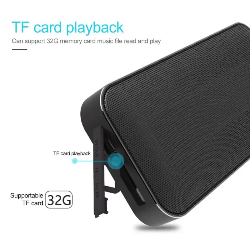 Bluetooth Speaker with Power Bank Function Outdoor Portable Slim Mini Deep Bass