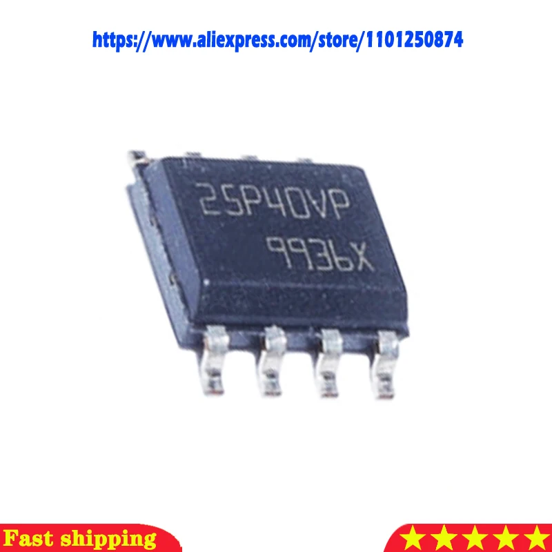 10pcs/lot M25P40-VMN6TP M25P40VMN6TP 25P40VP M25P40 SOP-8 In Stock